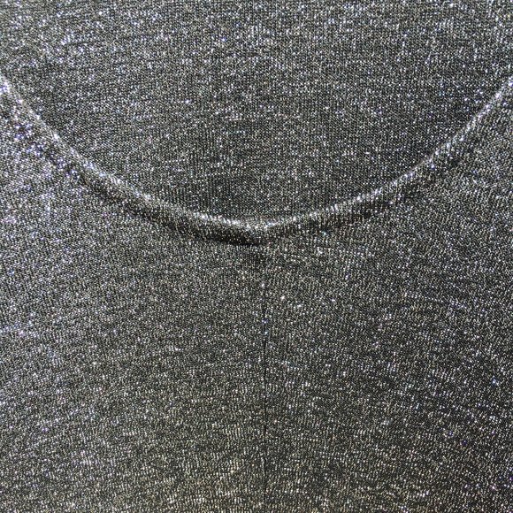 Shimmery Party Dress Semi-Sheer Size Medium - Picture 4 of 5